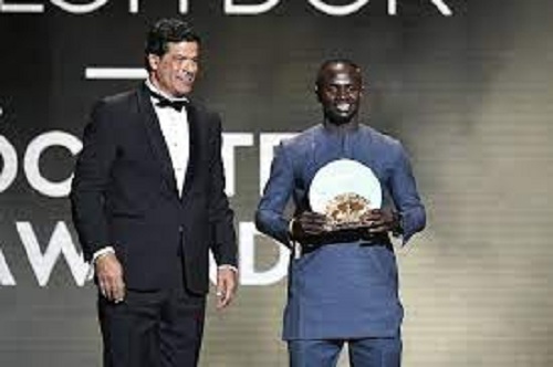When Sadio Mane finishes second in the 2022 Ballon d'Or, he creates history.