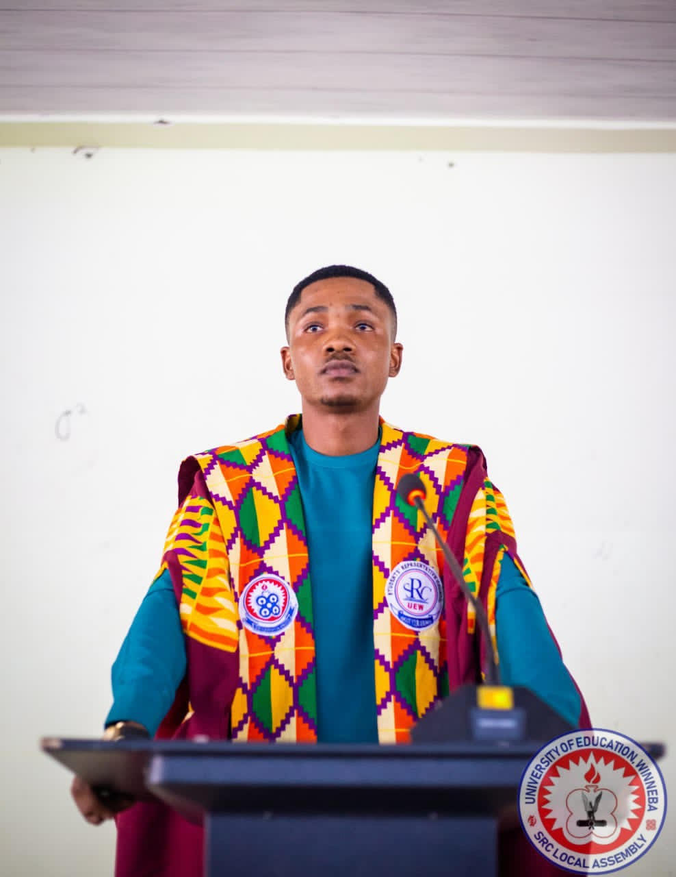 GHANAGOSSIPS Navigating the University Parliament: A Journey with Abraham Awudu, Chief Clerk. University of Education Winneba (UEW)