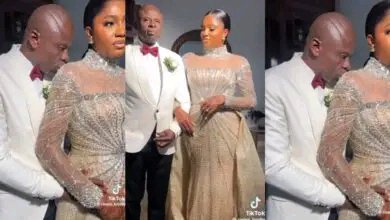 GHANAGOSSIPS True love exist!! Young lady marries a rich old man who suppose to be her father in a luxurious wedding