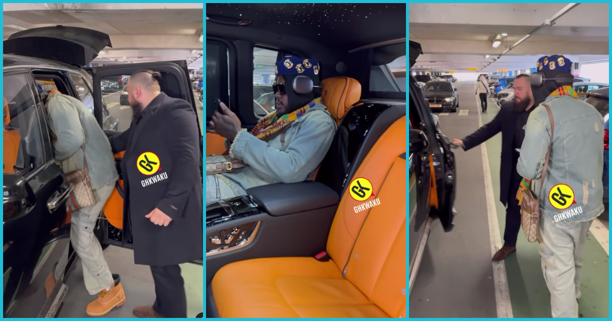 The New Boss!! Viral Video Of A White Man Opening A Car Door For Medikal Surfaces Online