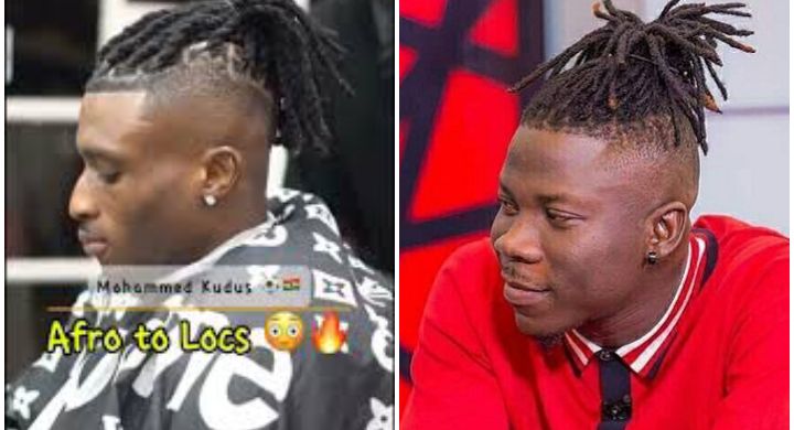 GHANAGOSSIPS Mohammed Kudus current hairstyle goes viral as he acquires same hairstyle as Stonebwoy