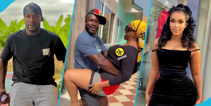 GHANAGOSSIPS What's going on? Dr Likee and Benedicta Gafah hug tightly as lovers in latest video