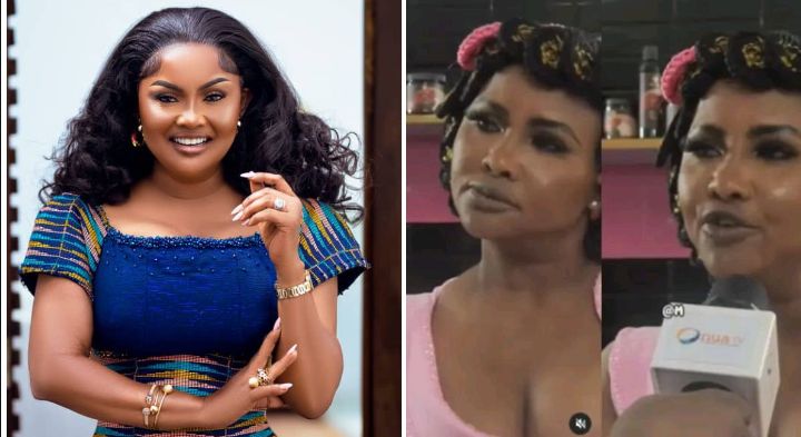 GHANAGOSSIPS Viral video of no filter and editing of Nana Ama McBrown with ‘ugly’ face causes reactions