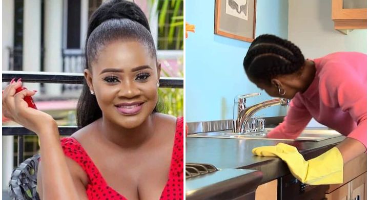GHANAGOSSIPS Don't cook and clean for your boyfriend, you are not a maid- Kafui Danku advises young girls
