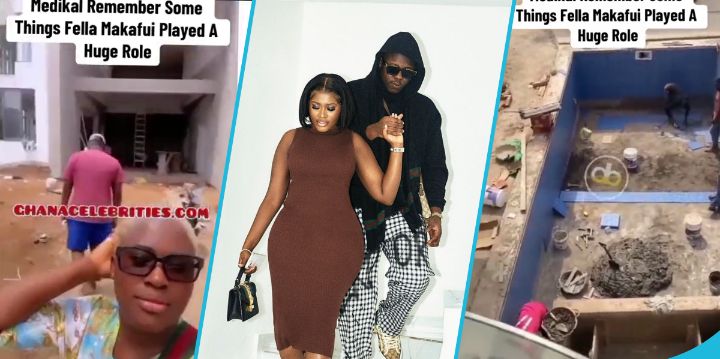GHANAGOSSIPS Old video of Medikal and Fella Makafui celebrating couples goals surfaces