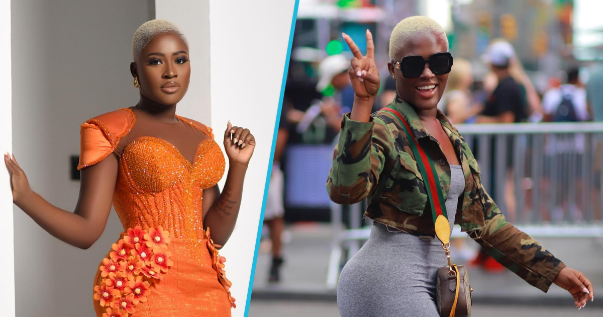GHANAGOSSIPS Fella Makafui goes back to the street as she enjoys her luxurious life after divorcing Medikal