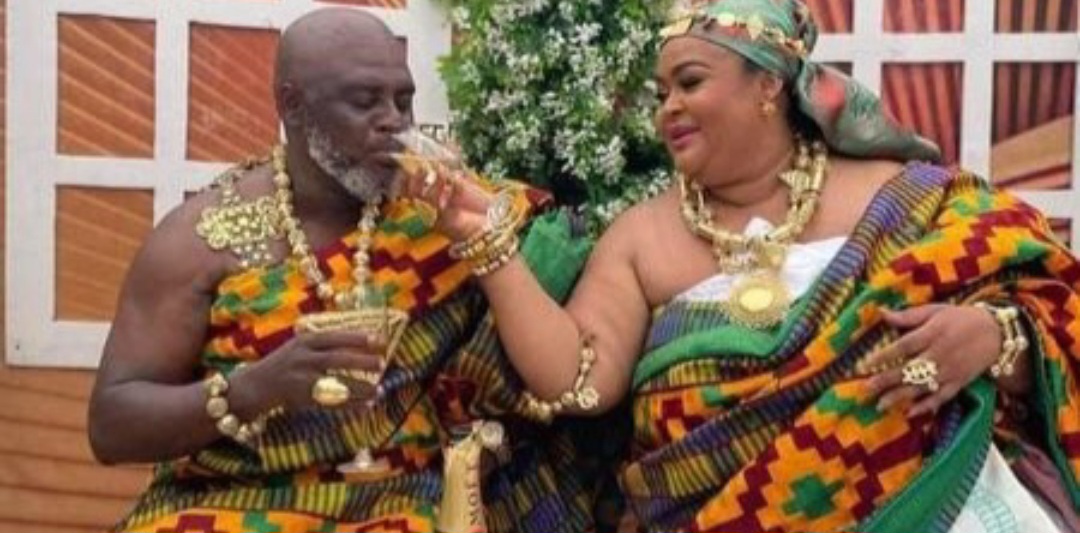 GHANAGOSSIPS Vivian Jill allegdely ties the knot in a plush wedding